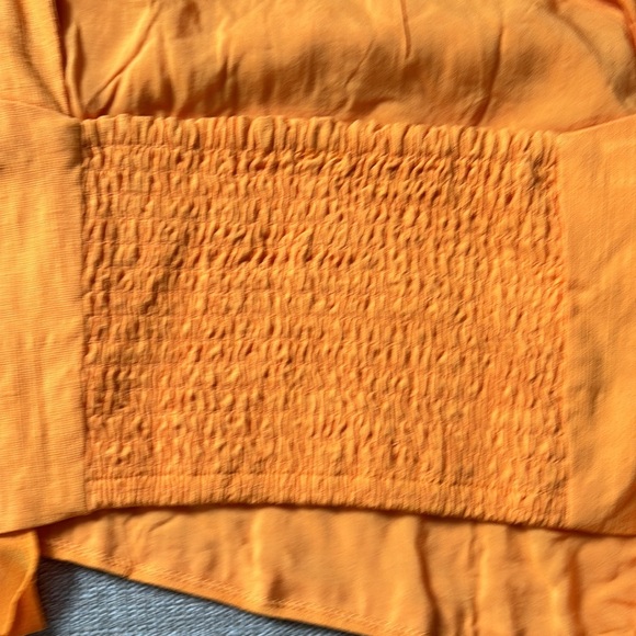 Free People Brea One Shoulder Top. NWOT. Marigold - Picture 12 of 15